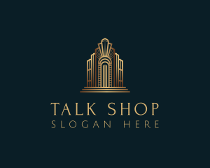 Architecture Art Deco Building logo design