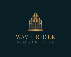 Architecture Art Deco Building logo design