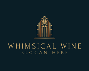 Architecture Art Deco Building logo design