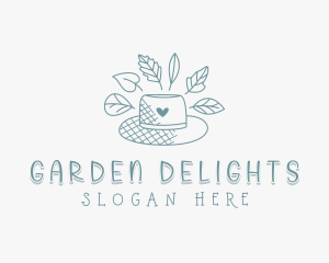 Gardener landscaper Hat logo design