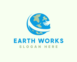 Planet Earth Embrace logo design