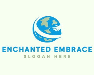 Planet Earth Embrace logo design