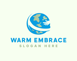 Planet Earth Embrace logo design
