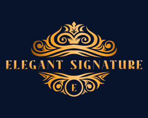 Premium Elegant Crown logo design