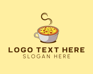 Hot Pizza Mug Logo