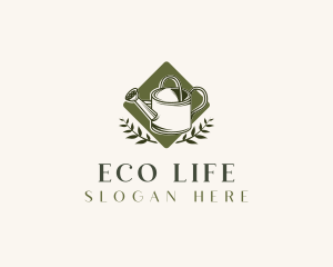 Garden Watering Can logo design