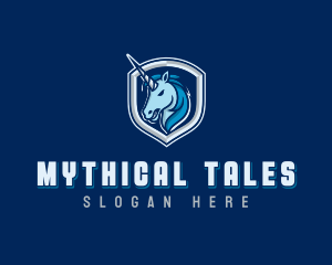 Gaming Mythical Unicorn logo design