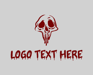 Scary Bloody Skull logo