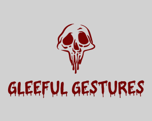 Scary Bloody Skull logo