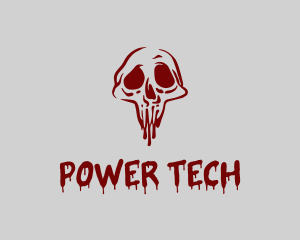 Scary Bloody Skull logo