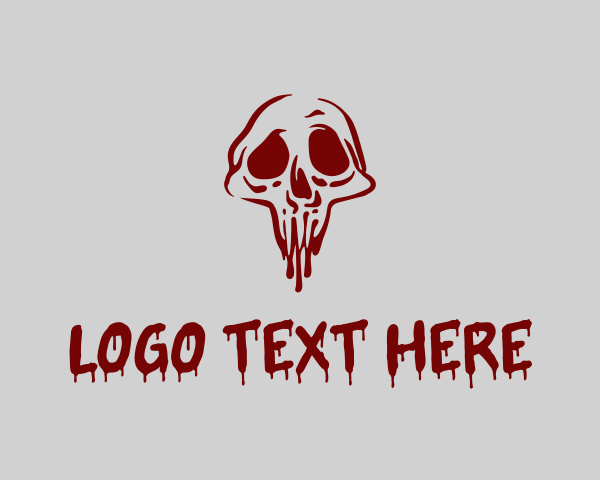 Scary Bloody Skull logo