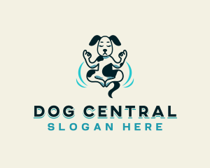 Pet Dog Yoga logo design