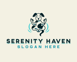 Pet Dog Yoga logo design