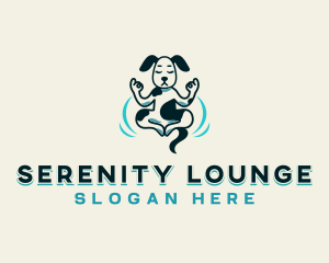 Pet Dog Yoga logo design