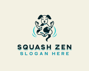 Pet Dog Yoga logo design