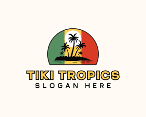 Jamaican Tropical Tourism logo design