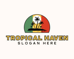 Jamaican Tropical Tourism logo design