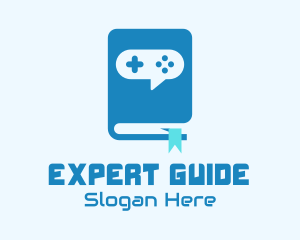 Video Game Book Guide logo design