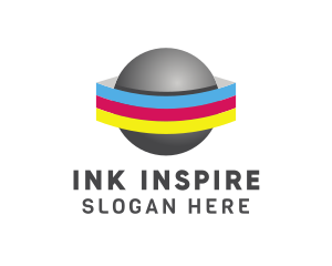 Planet Ink Cartridge  logo design