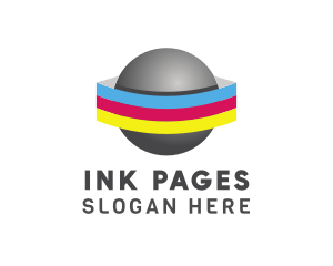 Planet Ink Cartridge  logo design