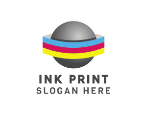 Planet Ink Cartridge  logo design