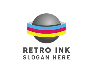 Planet Ink Cartridge  logo design