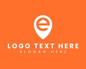  Location Pin Letter E logo