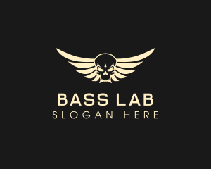 Winged Skull logo design