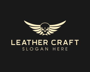 Winged Skull logo design