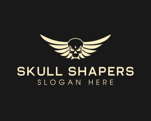 Winged Skull logo design