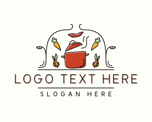 Restaurant Cooking Pot Logo