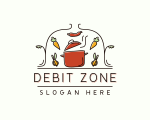 Restaurant Cooking Pot Food logo design