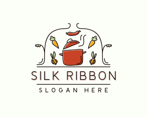 Restaurant Cooking Pot Food logo design