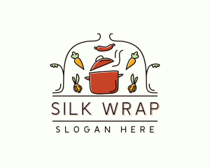 Restaurant Cooking Pot Food logo design