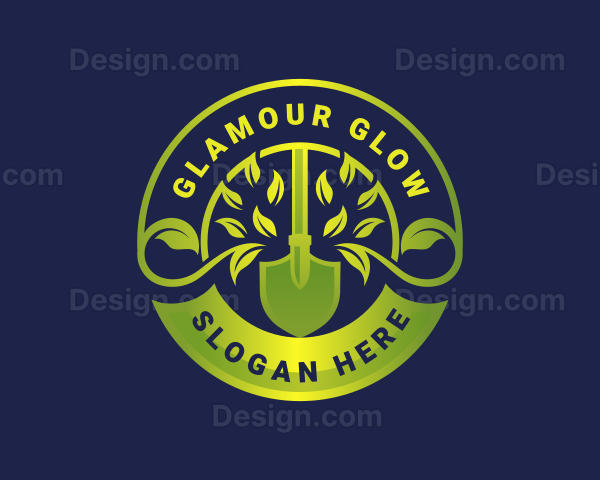 Eco Shovel Gardening Logo