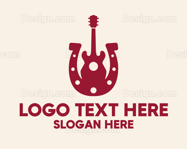 Red Country Guitar Logo