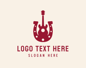 Red Country Guitar  logo