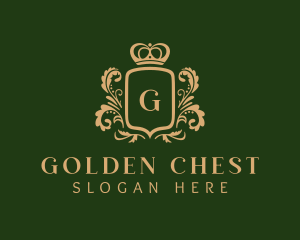 Luxury Shield Crown logo design