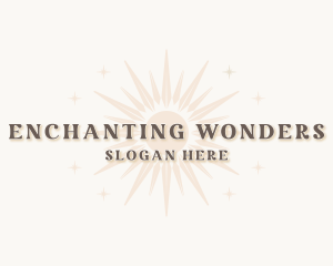 Enchanted Sun Star logo design