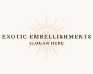 Enchanted Sun Star logo design