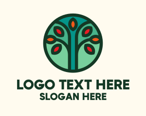 Autumn Tree Badge logo