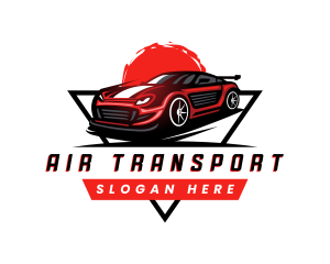 Car Racing Automotive logo design