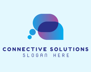 Tech Communication App logo design