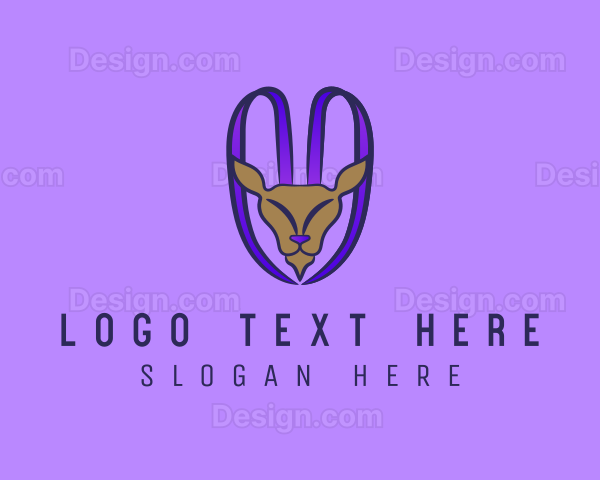 Purple Goat Horn Logo