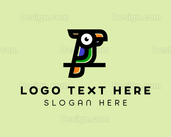 Colorful Toucan Bird Logo