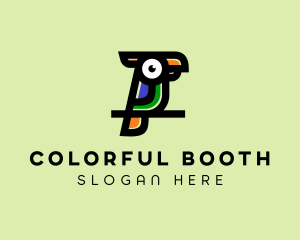 Colorful Toucan Bird  logo design