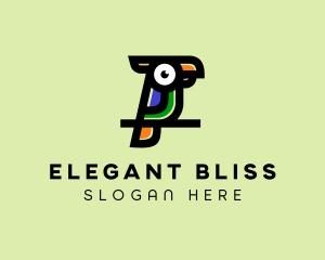 Colorful Toucan Bird  logo
