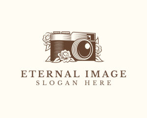 Camera Floral Photography logo design