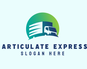 Express Courier Trucking logo design