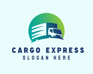 Express Courier Trucking logo design